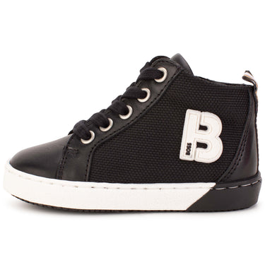 Tenis botin BOSS negros para bebé y niño